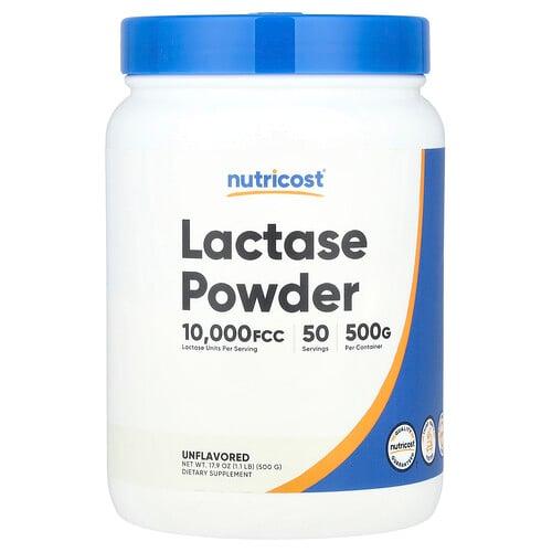 Nutricost Lactase Powder Unflavored 1 1 Lb 500 G