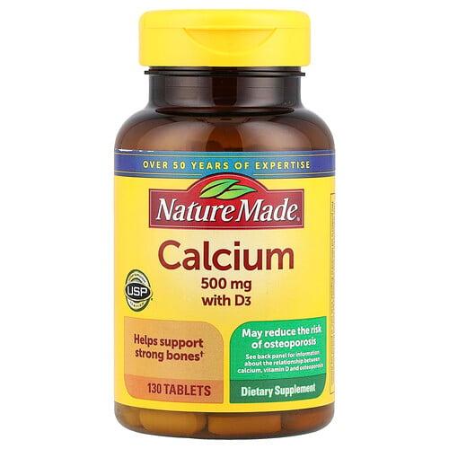 Nature Made Calcium With D3 130 Tablets