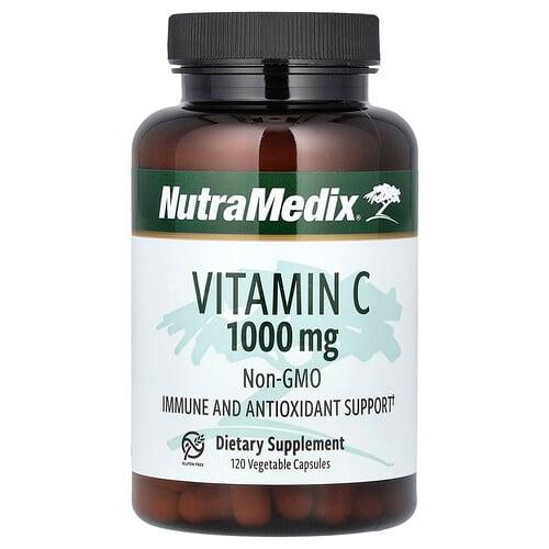 Nutramedix Vitamin C 1 000 Mg 120 Vegetable Capsules product image