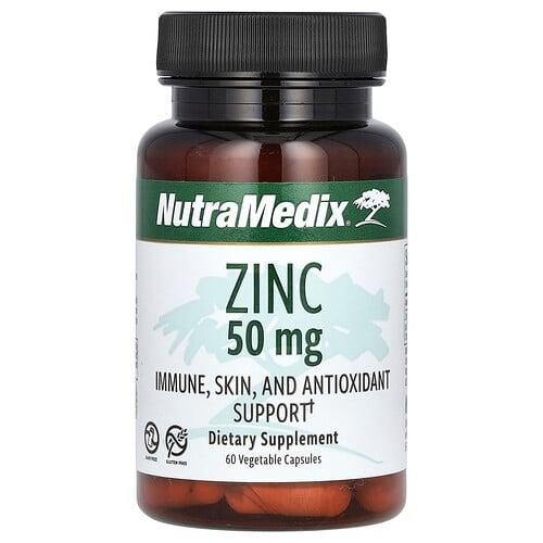 Nutramedix Zinc 50 Mg 60 Vegetable Capsules