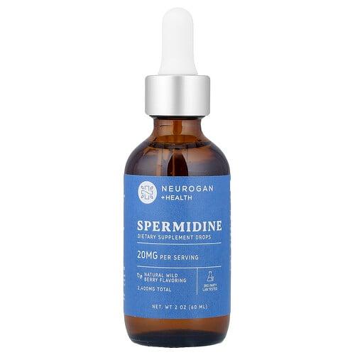 Neurogan Health Spermidine Drops Wild Berry 20 Mg 2 Oz 60 Ml
