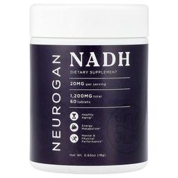 Neurogan Health Nadh 20 Mg 60 Tablets 0 63 Oz 18 G