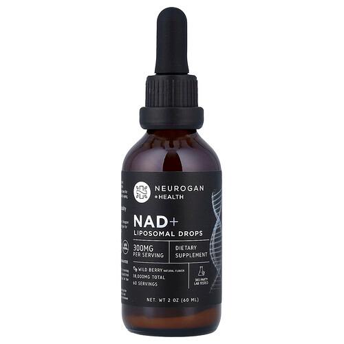 Neurogan Health Nad Liposomal Drops Wild Berry 300 Mg 2 Oz 60 Ml