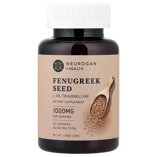 Neurogan Health Fenugreek Seed 3 Trigonelline 60 Capsules 500 Mg Per Capsule