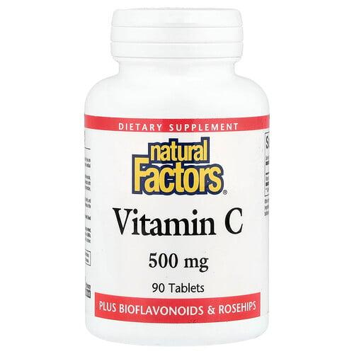 Natural Factors Vitamin C 500 Mg 90 Tablets