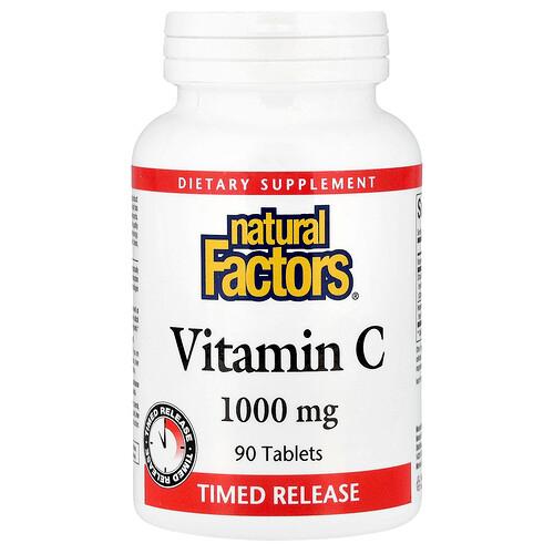 Natural Factors Vitamin C Time Release 1 000 Mg 90 Tablets