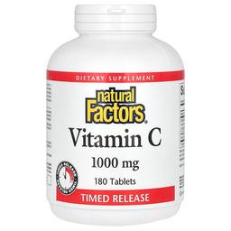 Natural Factors Vitamin C Time Release 1 000 Mg 180 Tablets