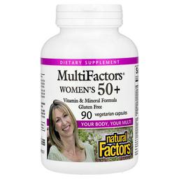 Natural Factors Multifactors Women S 50 90 Vegetarian Capsules