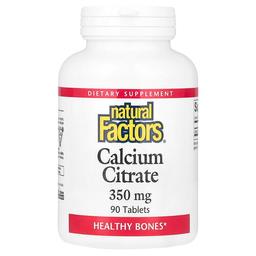 Natural Factors Calcium Citrate 350 Mg 90 Tablets