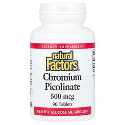 Natural Factors Chromium Picolinate 500 Mcg 90 Tablets