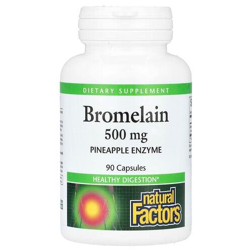Natural Factors Bromelain 500 Mg 90 Capsules