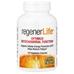 Natural Factors Regenerlife Optimize Mitochondrial Function 120 Vegetarian Capsules