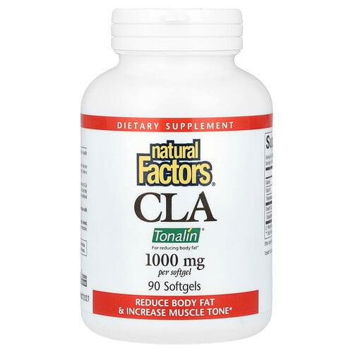 Natural Factors Cla 1 000 Mg 90 Softgels
