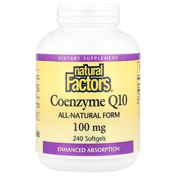 Natural Factors Coenzyme Q10 100 Mg 240 Softgels