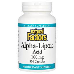 Natural Factors Alpha Lipoic Acid 100 Mg 120 Capsules