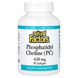 Natural Factors Phosphatidyl Choline Pc 420 Mg 90 Softgels
