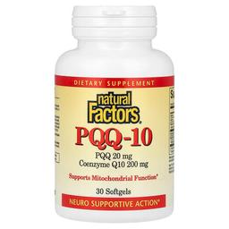 Natural Factors Pqq 10 30 Softgels