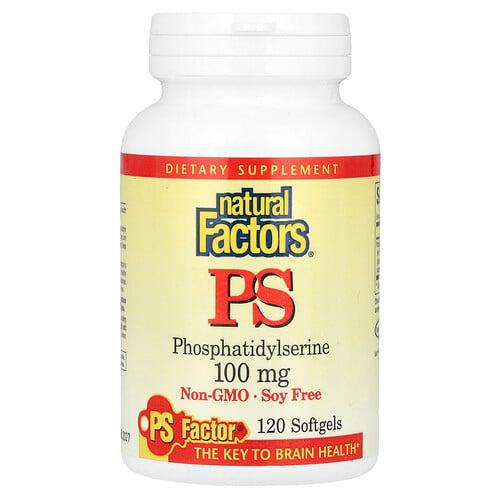 Natural Factors Ps 100 Mg 120 Softgels