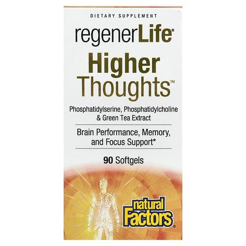 Natural Factors Regenerlife Higher Thoughts 90 Softgels