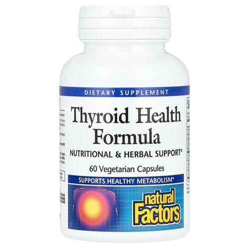 Natural Factors Thyroid Health Formula 60 Vegetarian Capsules