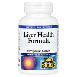 Natural Factors Liver Health Formula 60 Vegetarian Capsules