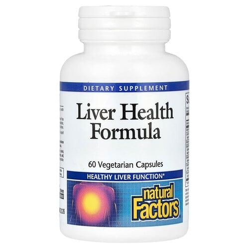 Natural Factors Liver Health Formula 60 Vegetarian Capsules