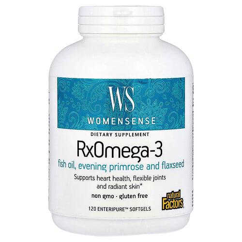 Natural Factors Womensense Rxomega 3 120 Enteripure Softgels product image