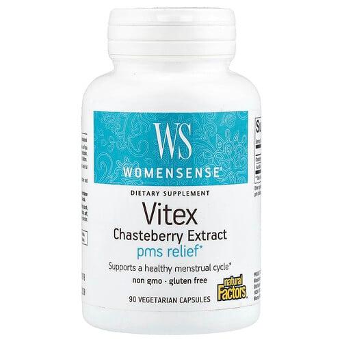 Natural Factors Womensense Vitex Chasteberry Extract 80 Mg 90 Vegetarian Capsules