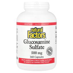 Natural Factors Glucosamine Sulfate 500 Mg 360 Capsules