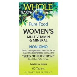 Natural Factors Whole Earth Sea Women S Multivitamin Mineral 60 Tablets