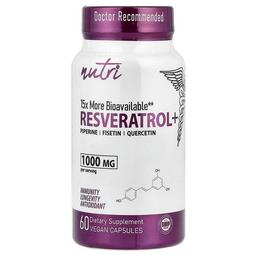 Nutri Resveratrol 60 Vegan Capsules
