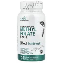 Nutri Methyl Folate 15 Mg 120 Vegan Tablets
