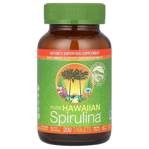 Nutrex Hawaii Pure Hawaiian Spirulina 500 Mg 200 Tablets