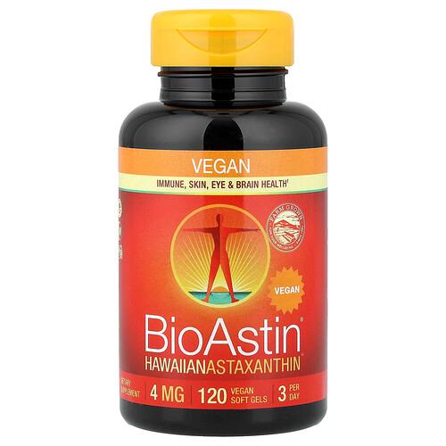 Nutrex Hawaii Bioastin Hawaiian Astaxanthin 4 Mg 120 Vegan Soft Gels