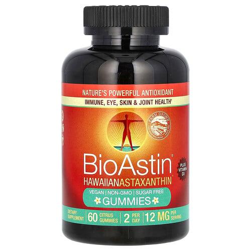 Nutrex Hawaii Bioastin Hawaiian Astaxanthin Gummies Citrus 60 Gummies