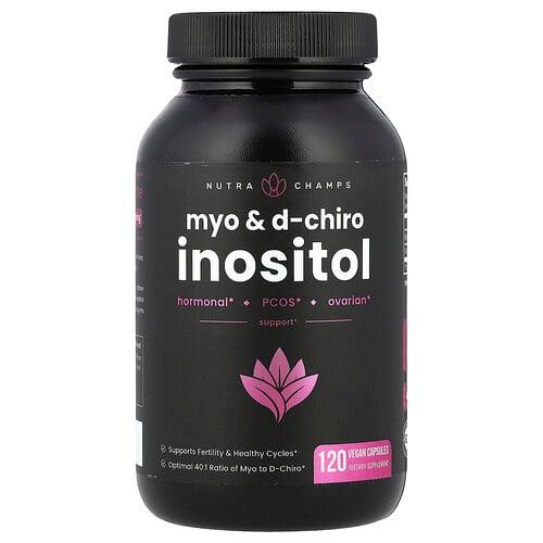 Nutrachamps Myo D Chiro Inositol 120 Vegan Capsules