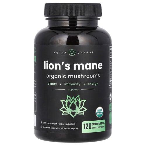 Nutrachamps Lion S Mane 120 Organic Capsules