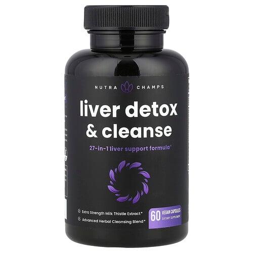 Nutrachamps Liver Detox Cleanse 60 Vegan Capsules