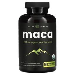 Nutrachamps Maca 180 Organic Capsules