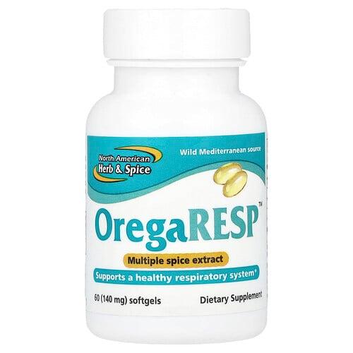 North American Herb Spice Oregaresp 60 Softgels