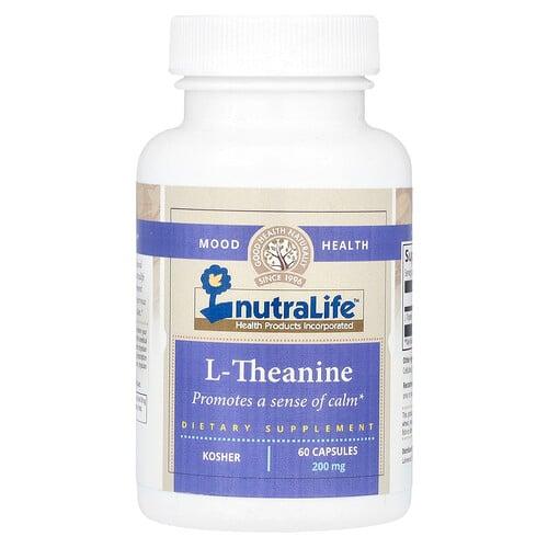Nutralife L Theanine 200 Mg 60 Capsules