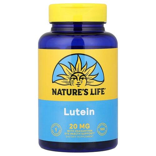 Nature S Life Lutein 100 Softgels