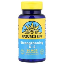 Nature S Life Strengthening D 2 50 Mcg 2 000 Iu 90 Capsules