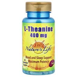 Nature S Life L Theanine 60 Vegetarian Capsules
