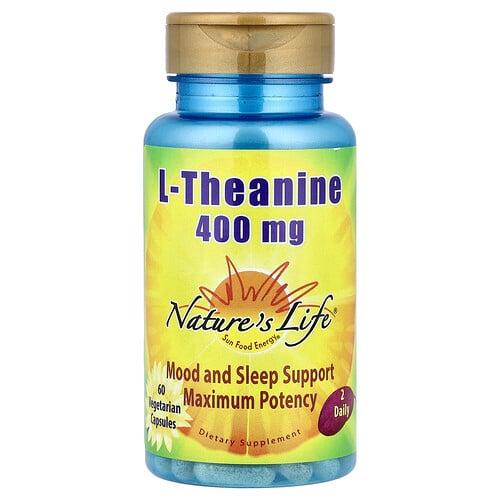 Nature S Life L Theanine 60 Vegetarian Capsules