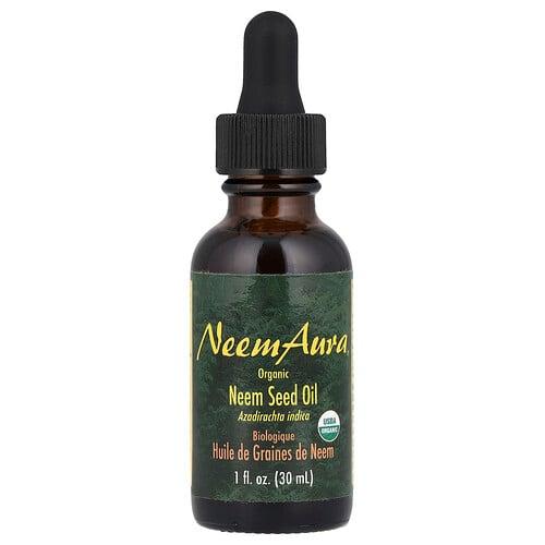 Neemaura Organic Neem Seed Oil 1 Fl Oz 30 Ml