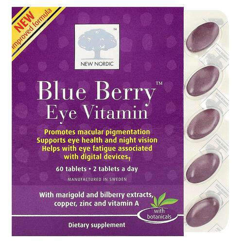 New Nordic Blue Berry Eye Vitamin 60 Tablets