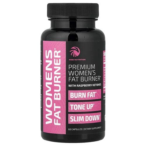 Nobi Nutrition Premium Women S Fat Burner With Raspberry Ketones 60 Capsules