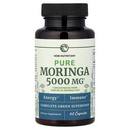 Nobi Nutrition Pure Moringa 5 000 Mg 60 Capsules