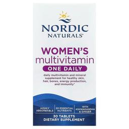 Nordic Naturals Women S Multivitamin One Daily 30 Tablets